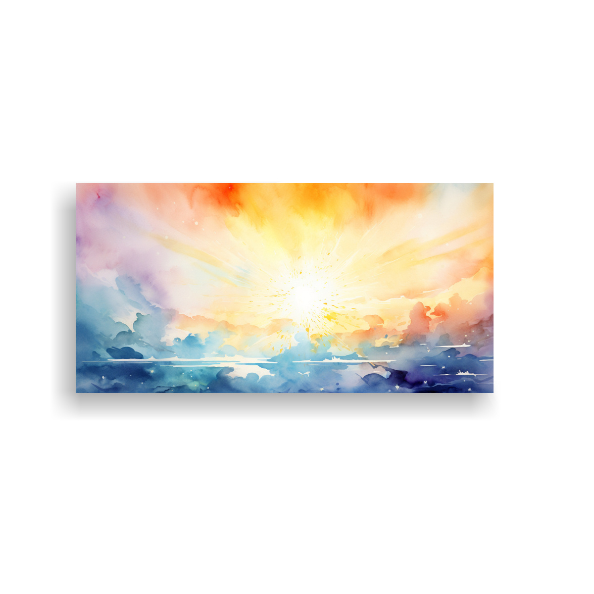 PINTURAS DECORATIVAS DE RAYOS DE SOL RESISTENTE 80X40 CM - 1