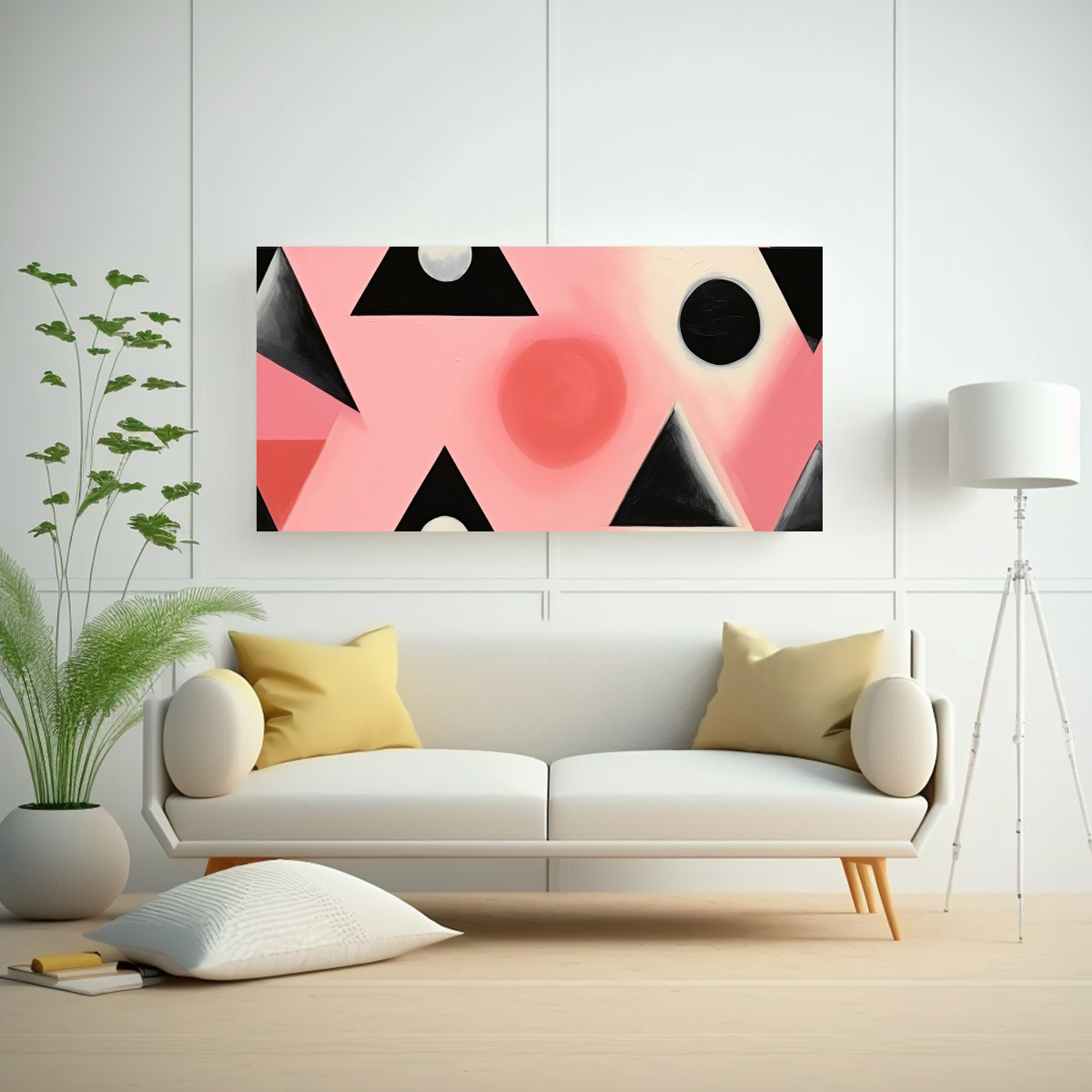CUADROS DECORATIVOS MINIMALISTAS CON UN 40X20 CM - 2