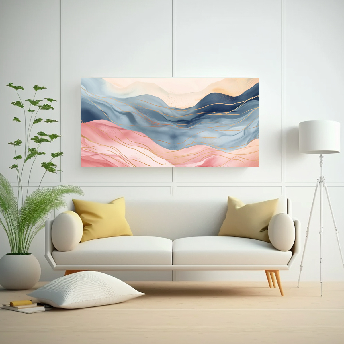 DISEÑO INSPIRADOR DE FONDO DE ACUARELA A TODO 80X40 CM - 2