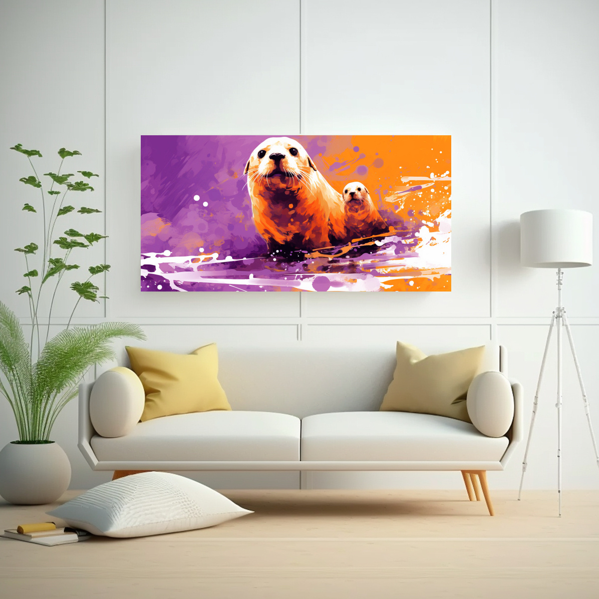 PINTURAS DECORATIVAS EXCLUSIVAS EN COLORES 60X30 CM - 2
