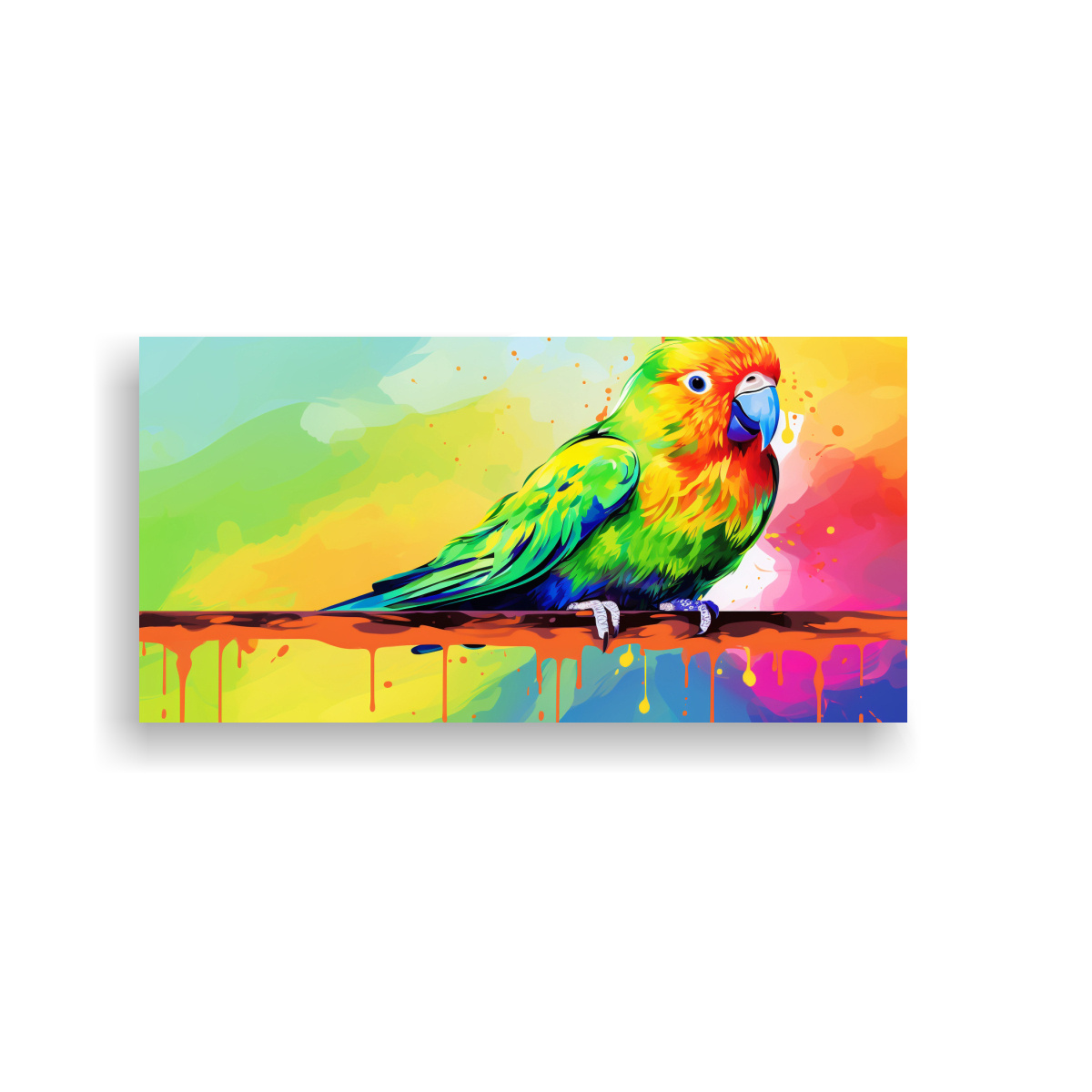 CUADRO TONOS EQUILIBRIO VISUAL CANARIOS EN 140X70 CM - 1