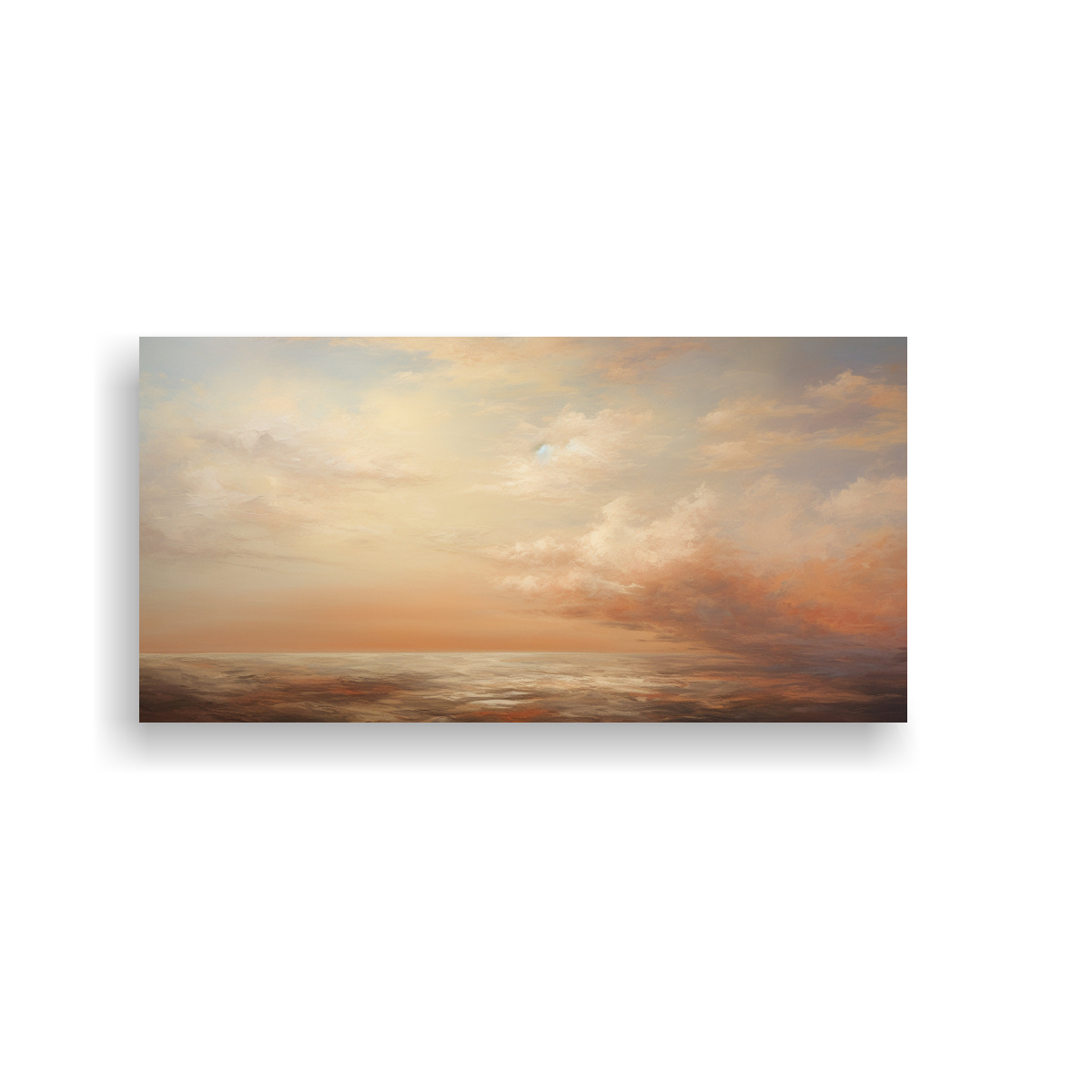 CUADRO ABSTRACTO EN LIENZO CON FORMA DE CIELO Y 120X60 CM - 1