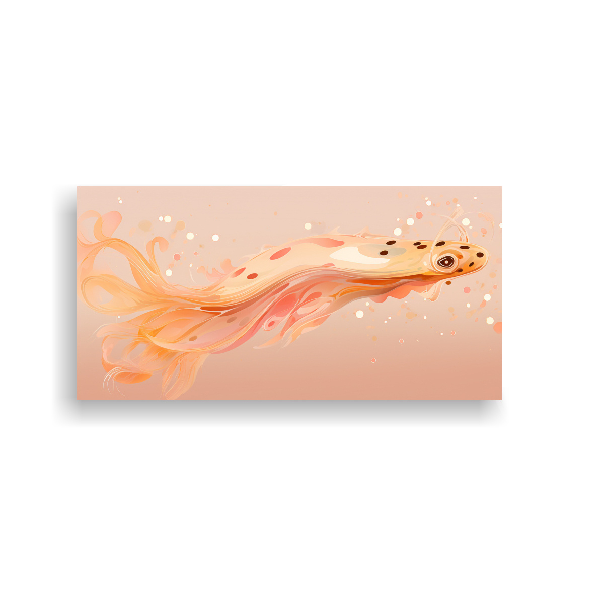 CUADRO NUDIBRANQUIO EN DELICADOS TONOS 60X30 CM - 1