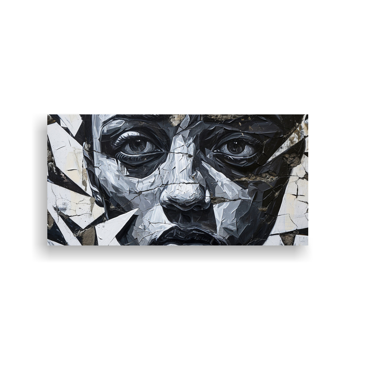 CUADROS ABSTRACTOS DE RETRATOS POR ALEXEI 120X60 CM - 1