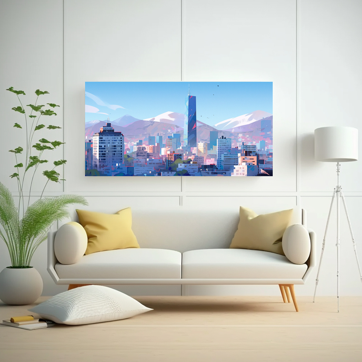 PINTURAS DECORATIVAS DE VIDA EN SANTIAGO DE CHILE 120X60 CM - 2