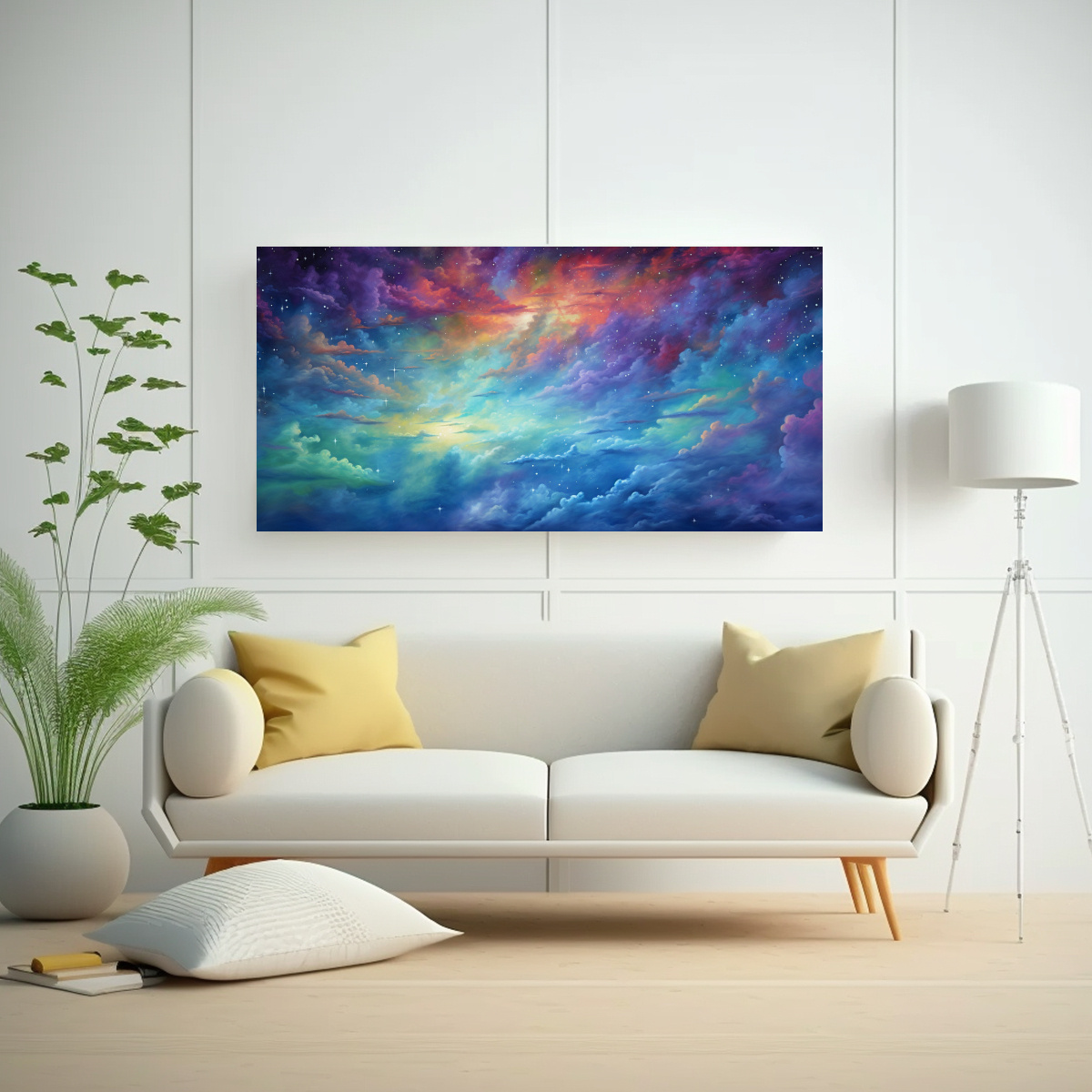 CUADRO DECORATIVO: COMPOSICIÓN IMPACTANTE DE 80X40 CM - 2
