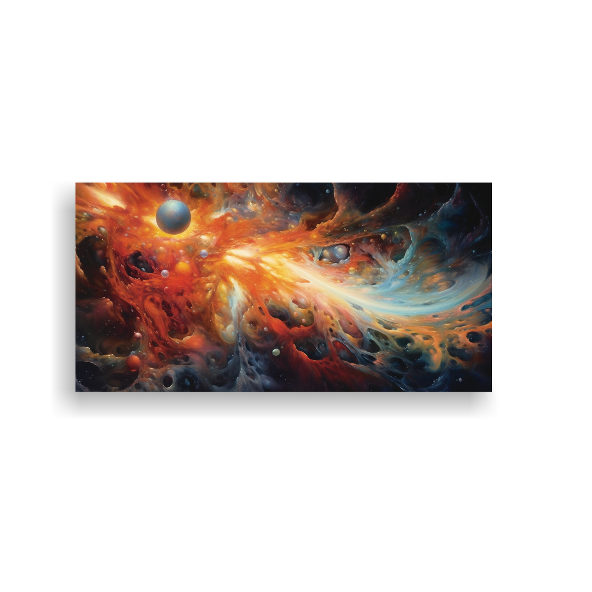 PINTURAS DECORATIVAS DE COMPOSICIÓN CON 80X40 CM - 1