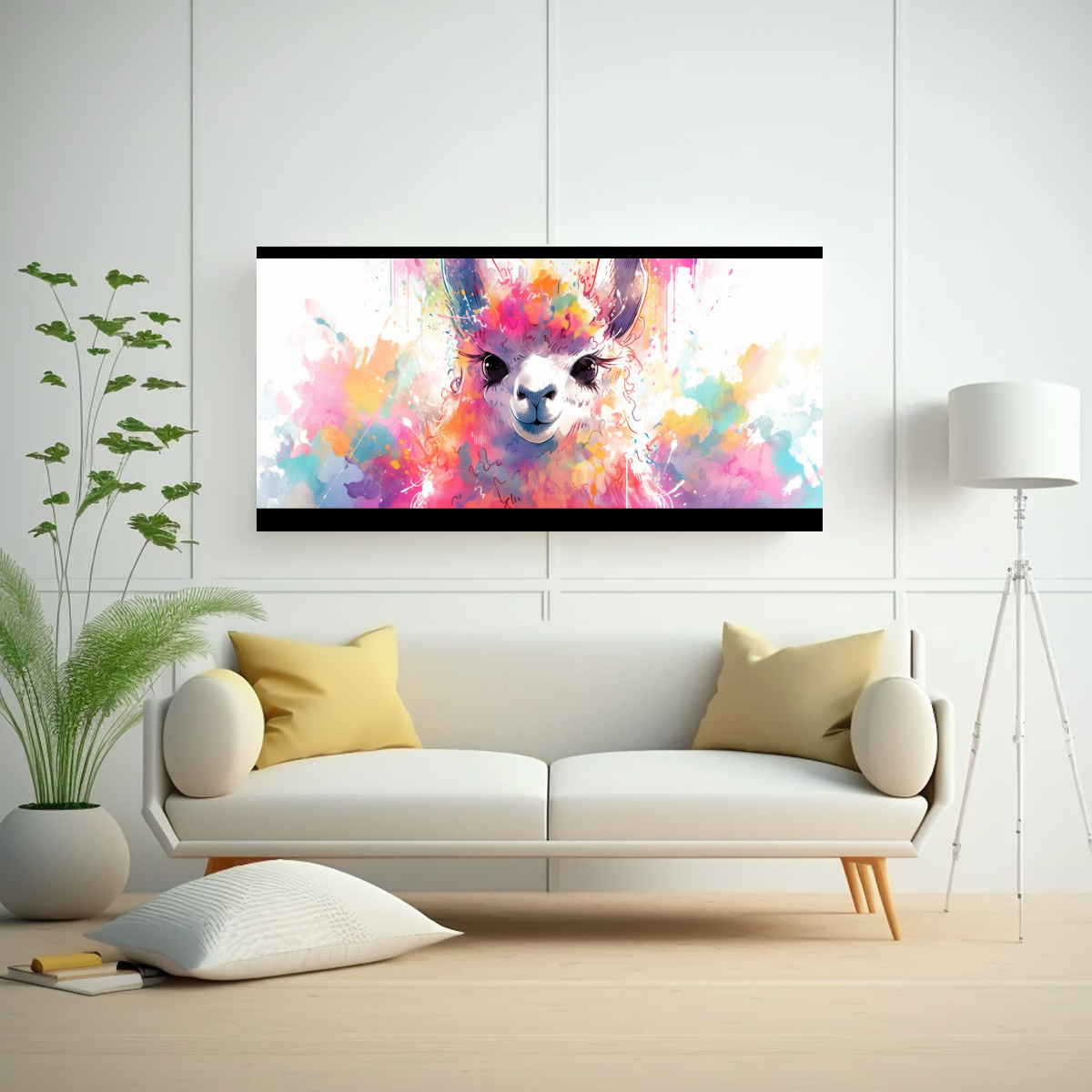 PINTURAS ARTE MODERNO ECONÓMICAS DE ALPACA EN 80X40 CM - 2