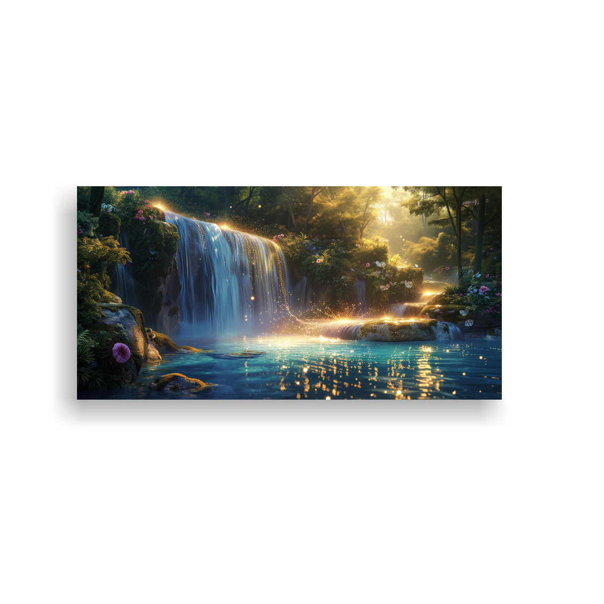 PINTURA MINIMALISTA: CUADRO COLORES, LUGAR 140X70 CM - 1