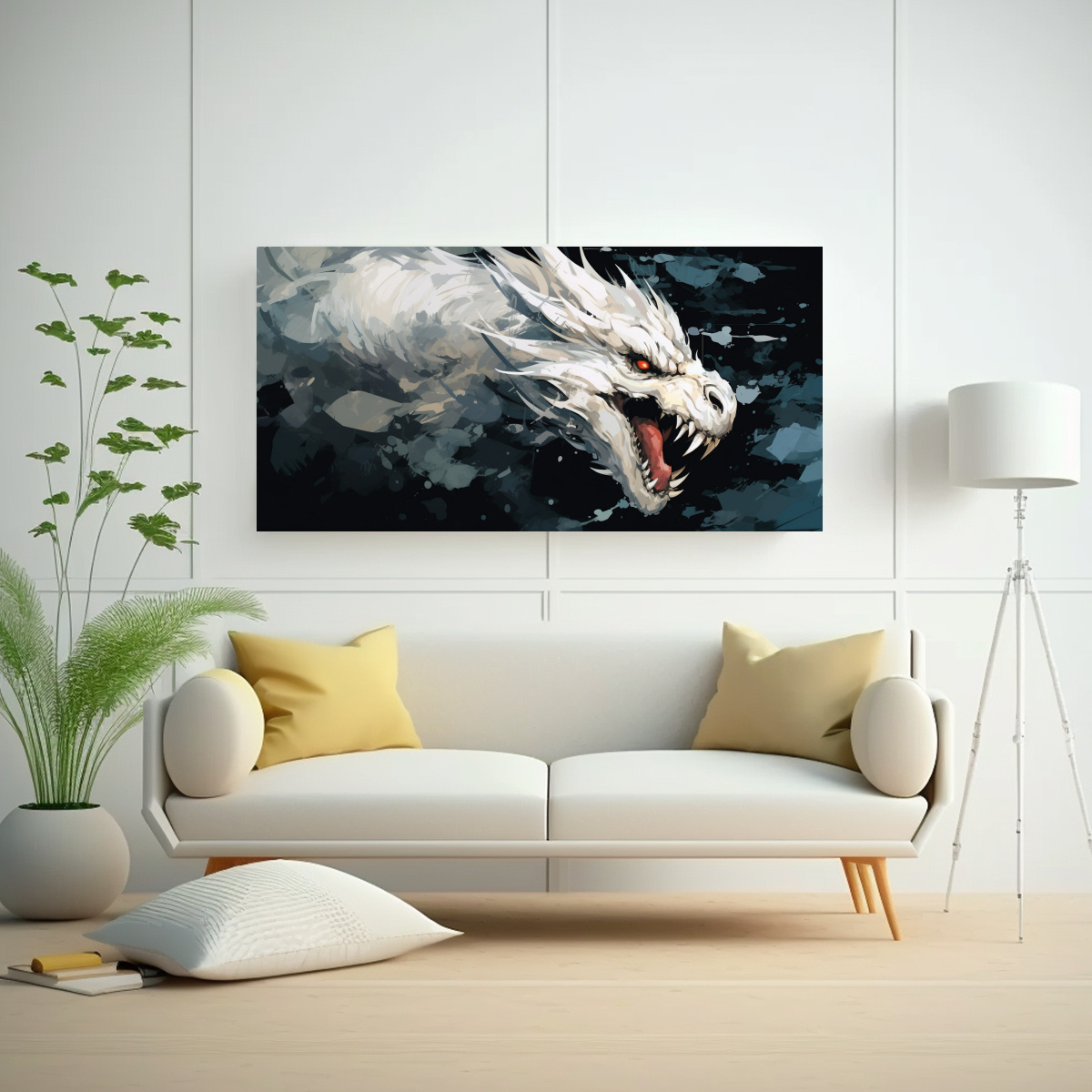 CUADRO DE TELA CON DETALLES INTRINCADOS DE 120X60 CM - 2
