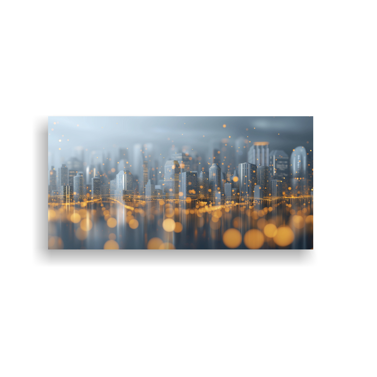 PINTURA URBANA TRIDIMENSIONAL DINÁMICA PARA 80X40 CM - 1