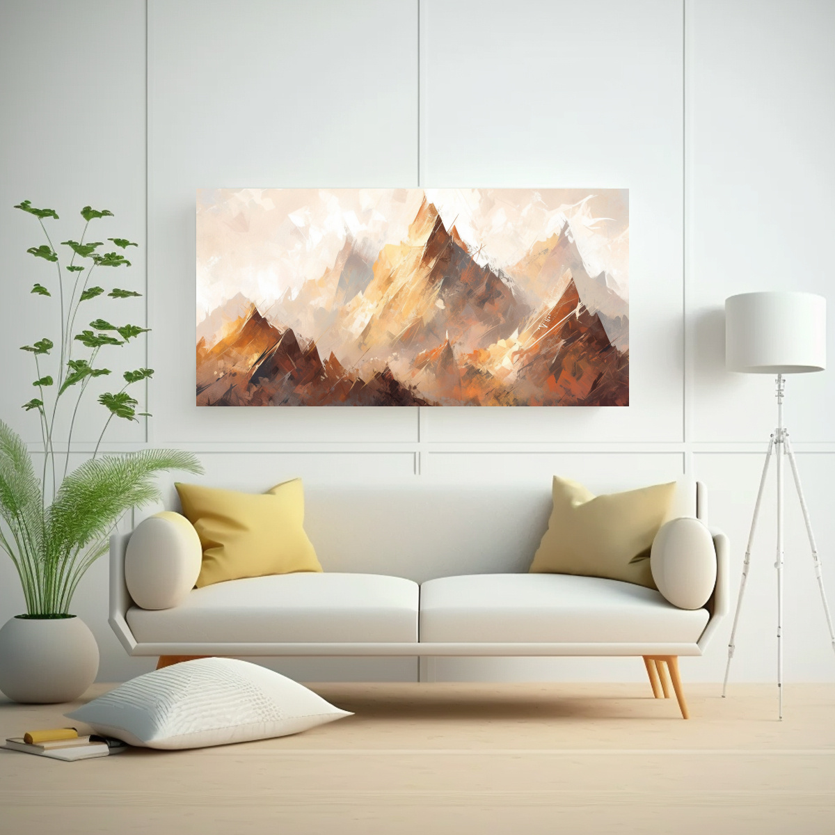 PINTURAS DE DECORACIÓN EN LIENZO DE TELA DE 120X60 CM - 2