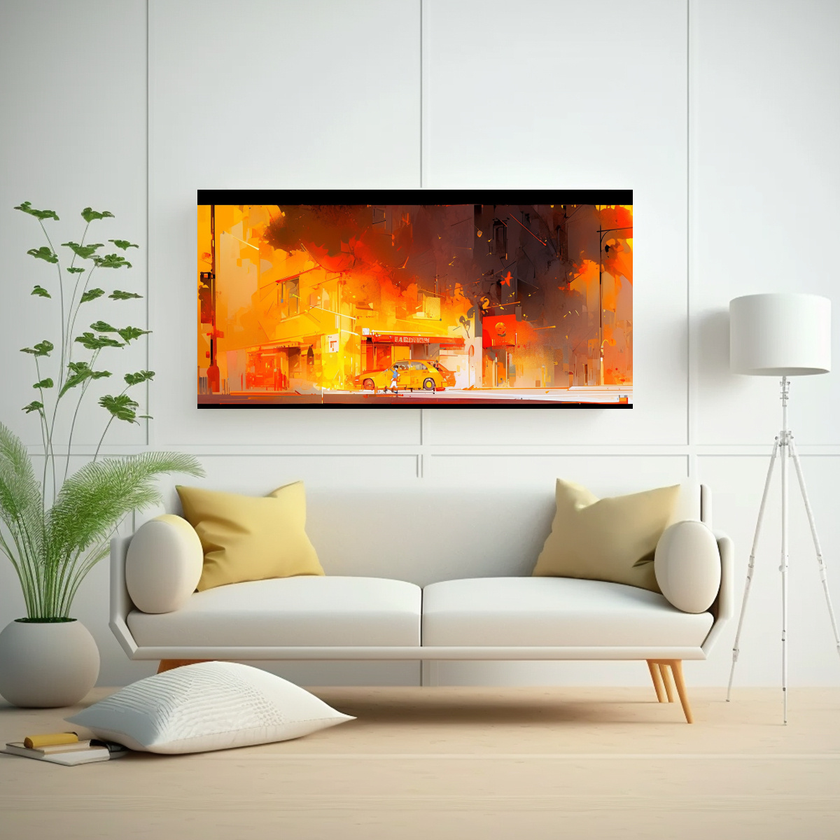 PINTURAS DECORATIVAS DE BELLEZA NATURAL EN 100X50 CM - 2
