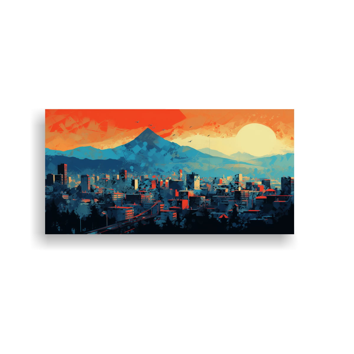PINTURAS DECORATIVAS VIBRANTES EN SANTIAGO, CHILE 140X70 CM - 1