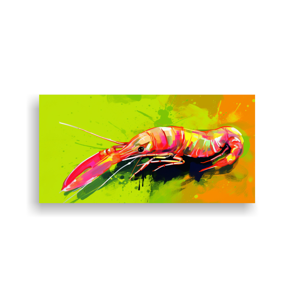 PINTURAS DECORATIVAS NEO POP ART EN COLORES 40X20 CM - 1