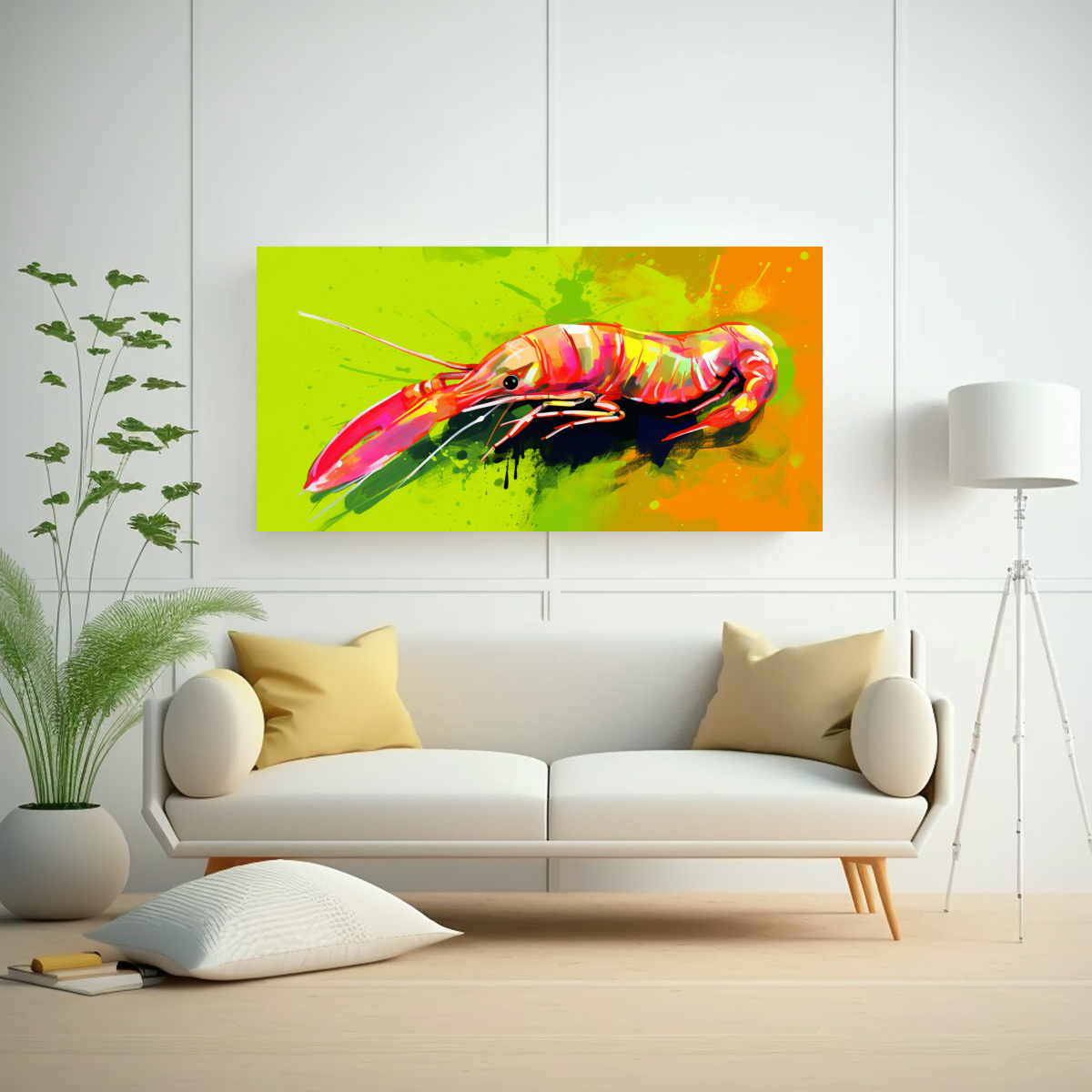 PINTURAS DECORATIVAS NEO POP ART EN COLORES 40X20 CM - 2