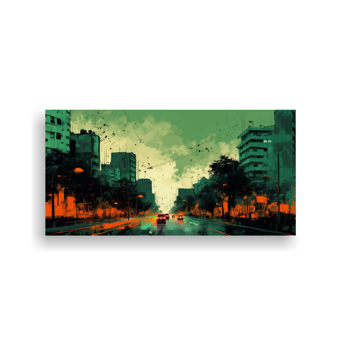 PINTURAS DECORATIVAS CONCEPTUALES DE ARTE FINO EN 40X20 CM - 1