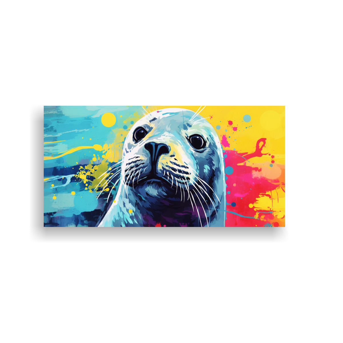 PINTURAS DE ARTE POP NEO EXCLUSIVAS EN TELA QUE 80X40 CM - 1