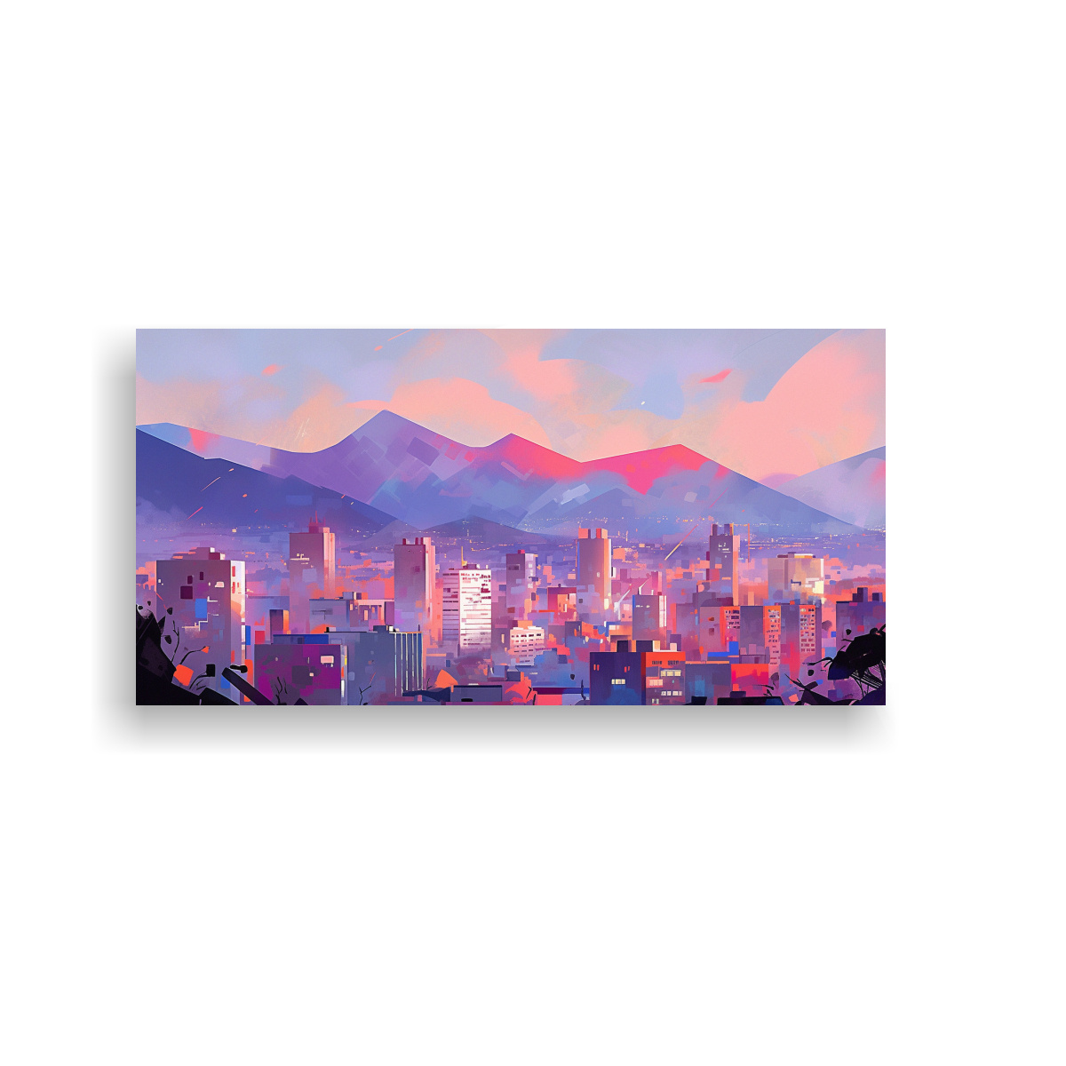 PINTURAS DECORATIVAS VINTAGE EN SANTIAGO DE CHILE 100X50 CM - 1