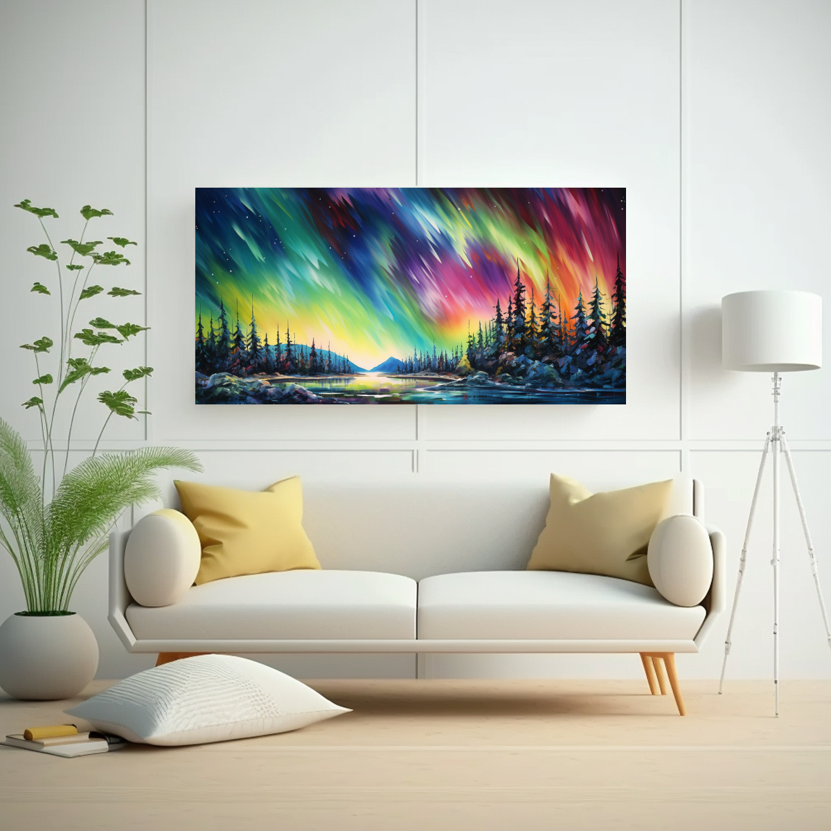 PINTURAS ABSTRACTAS DE DECORACIÓN CON MOTIVO DE 160X80 CM - 2