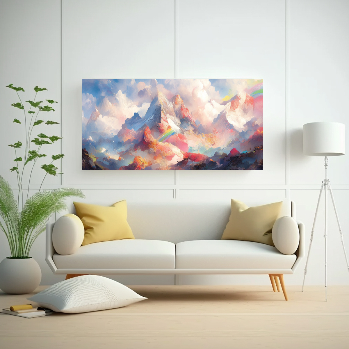 CUADROS DECORATIVOS: MONTAÑAS FAMOSAS CON 40X20 CM - 2