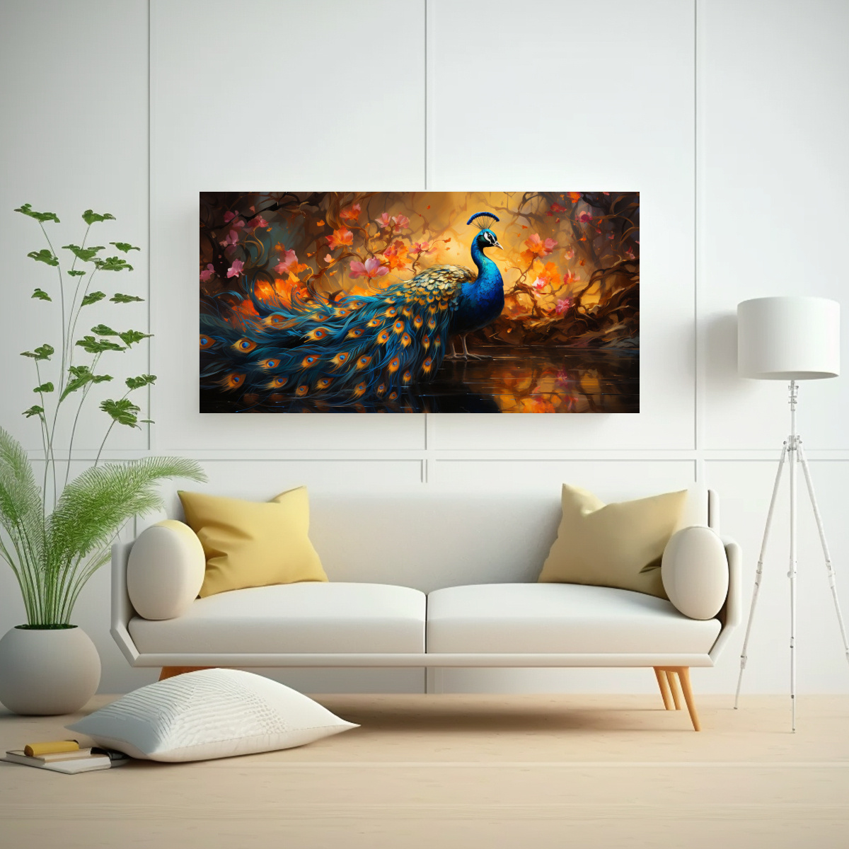 LIENZO TELA DISEÑO ESTILO PINTURA ESTILO ÓLEO 60X30 CM - 2