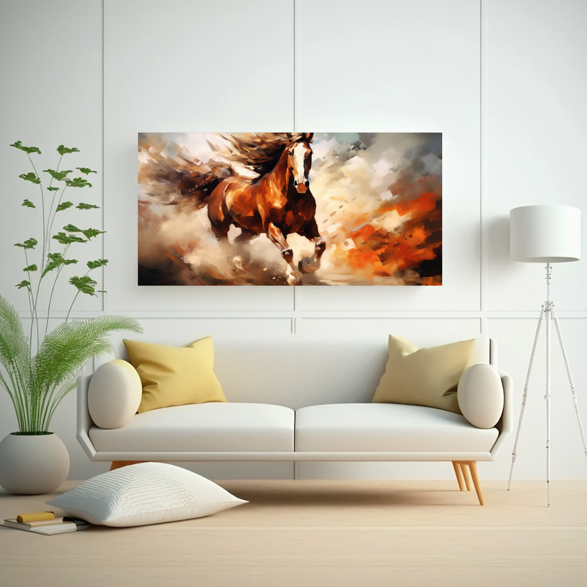 PINTURA AL ESTILO ÓLEO DE ESTILO COLORIDO DE UN 60X30 CM - 2