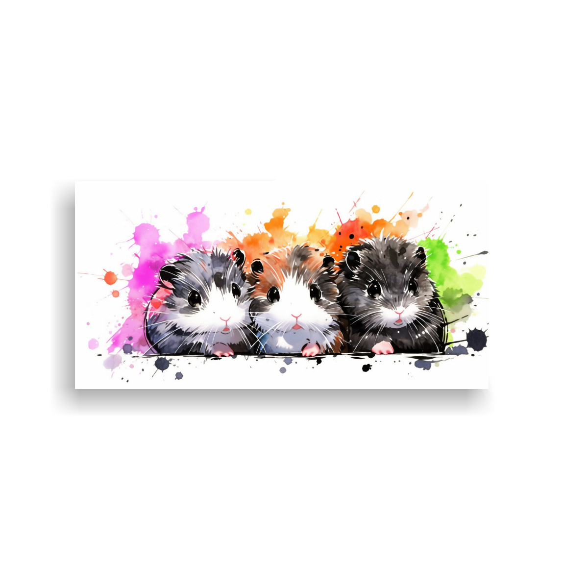LIENZO DE COCINA A RAYAS PARA HAMSTERS EN COLORES 140X70 CM - 1