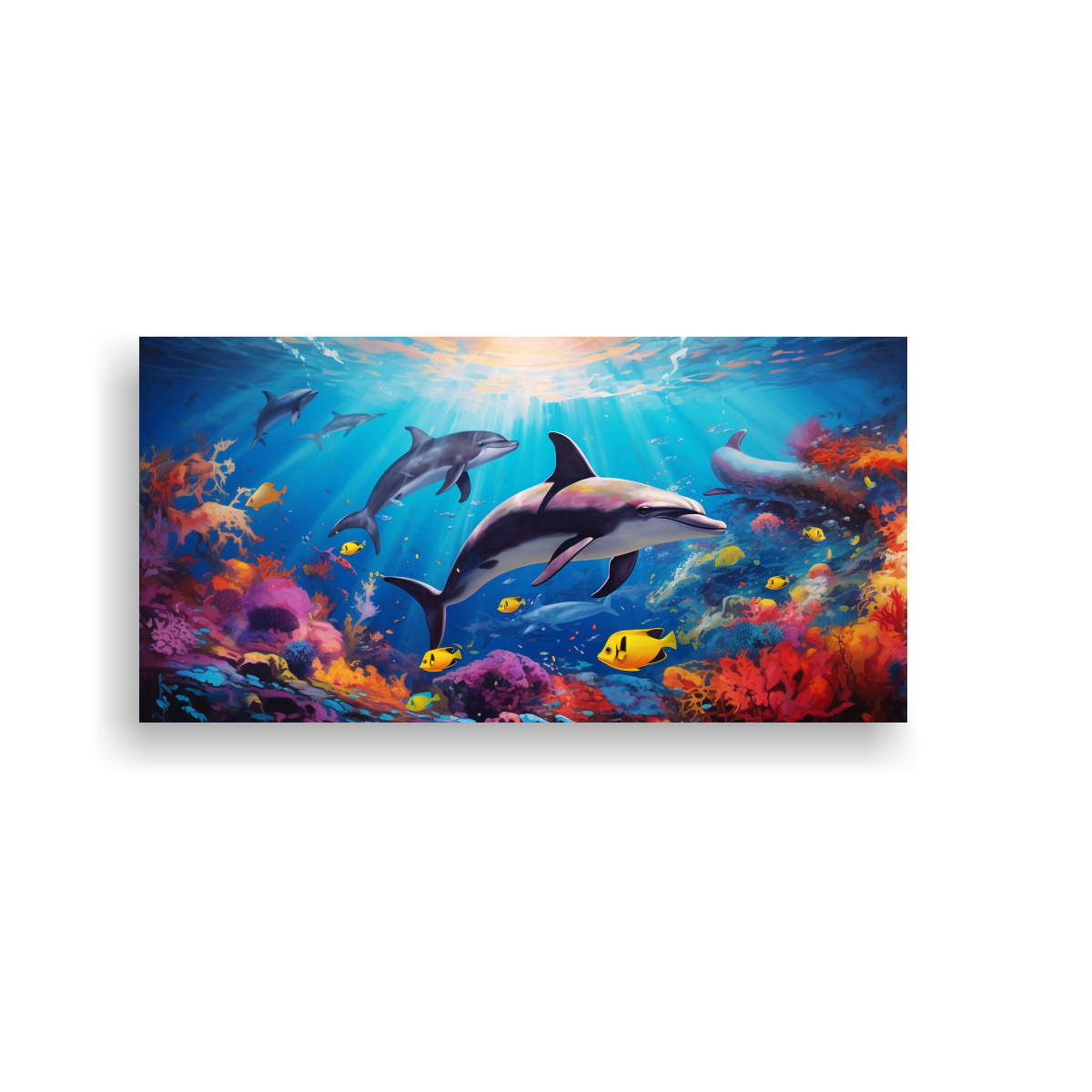 PINTURA AL ESTILO ÓLEO ESTILO GALERÍA DE 100X50 CM - 1