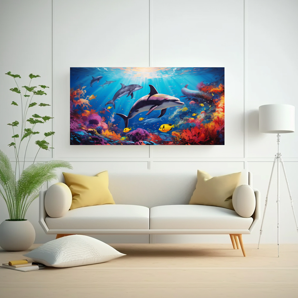 PINTURA AL ESTILO ÓLEO ESTILO GALERÍA DE 100X50 CM - 2