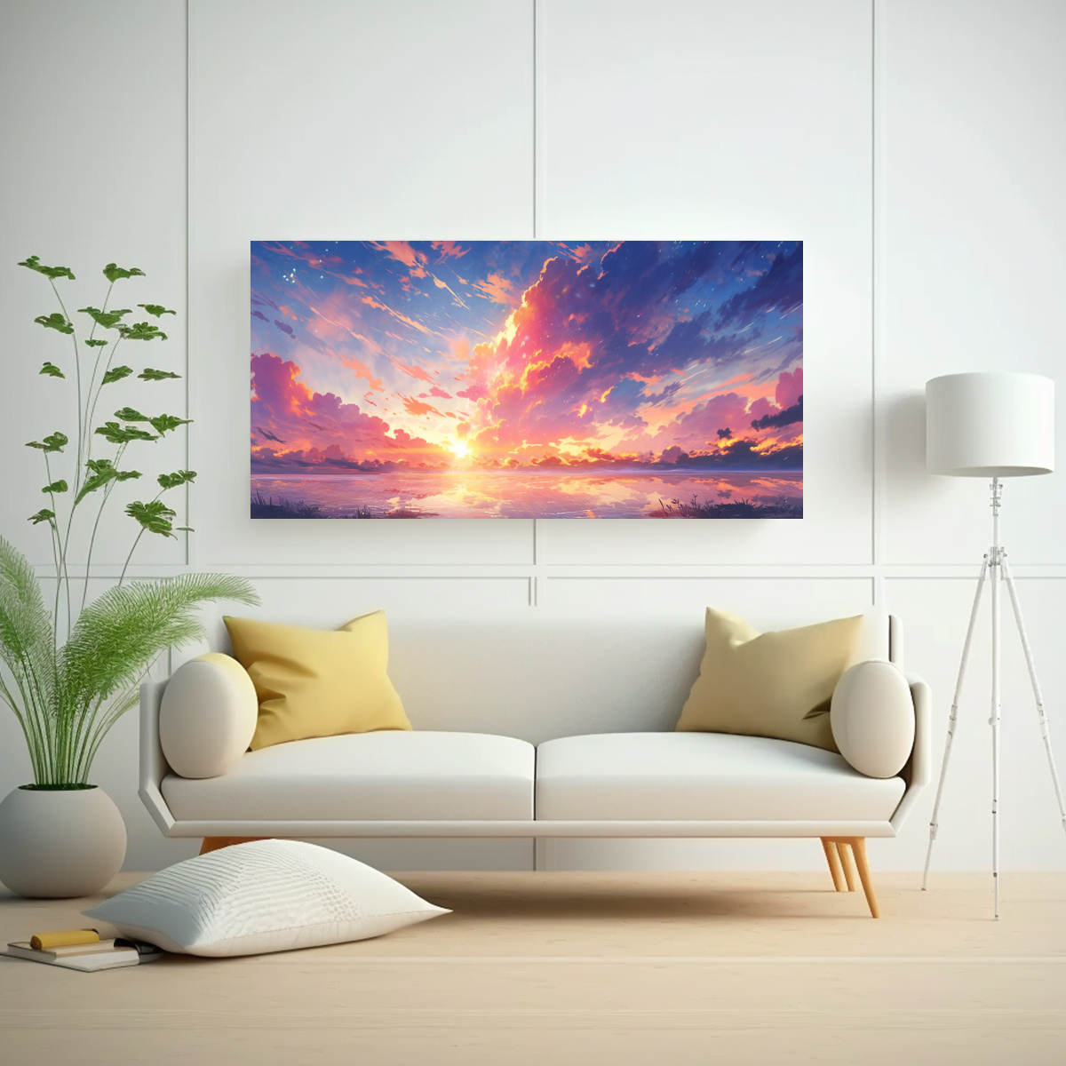 CUADROS DECORATIVOS DE ARTE MOVIMIENTO 100X50 CM - 2