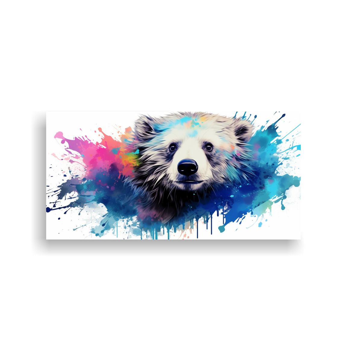 REGALO IMPRESO DE UN OSO PEREZOSO EN COLORES 60X30 CM - 1