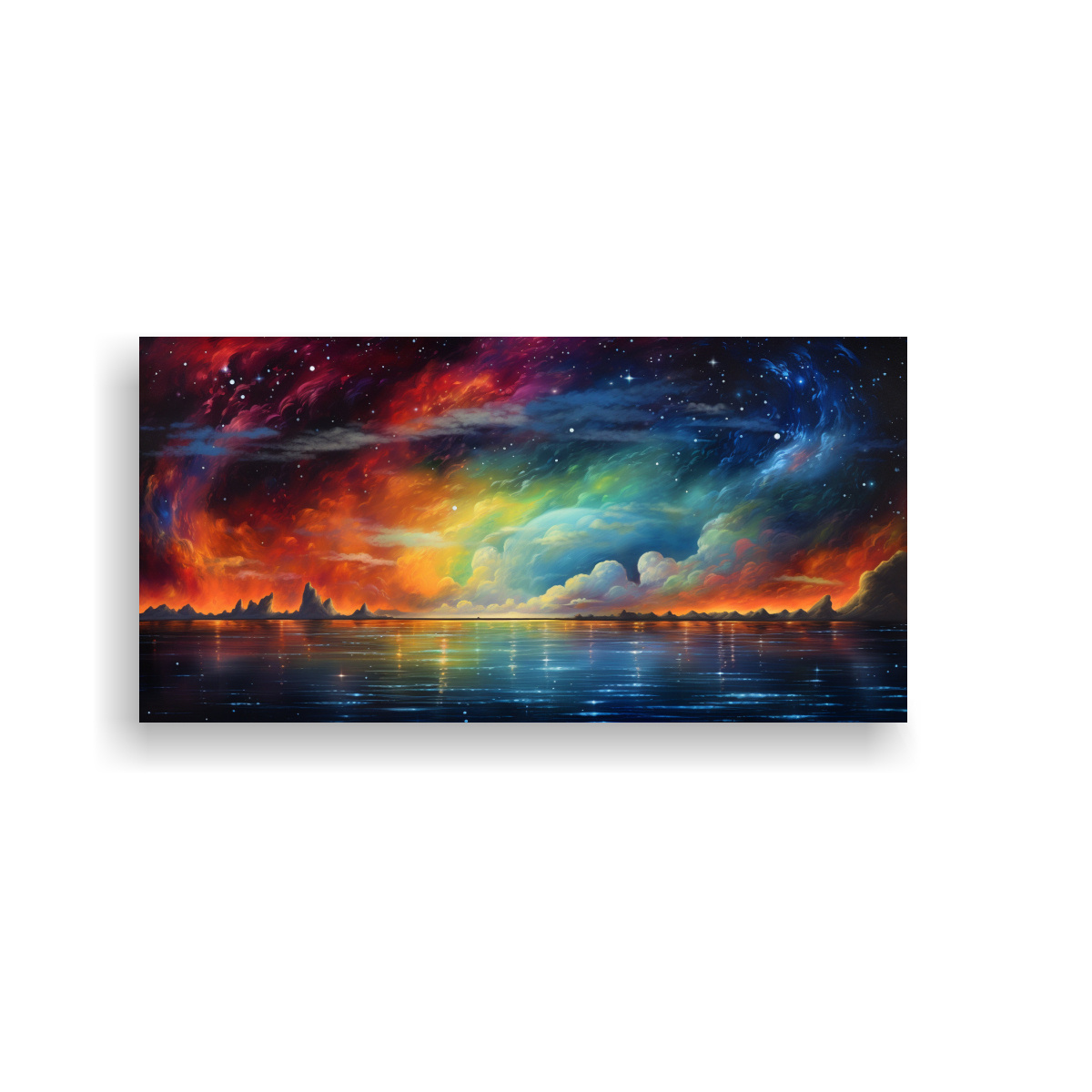 PINTURAS DECORATIVAS ABSTRACTAS DE FINAS LÍNEAS 80X40 CM - 1