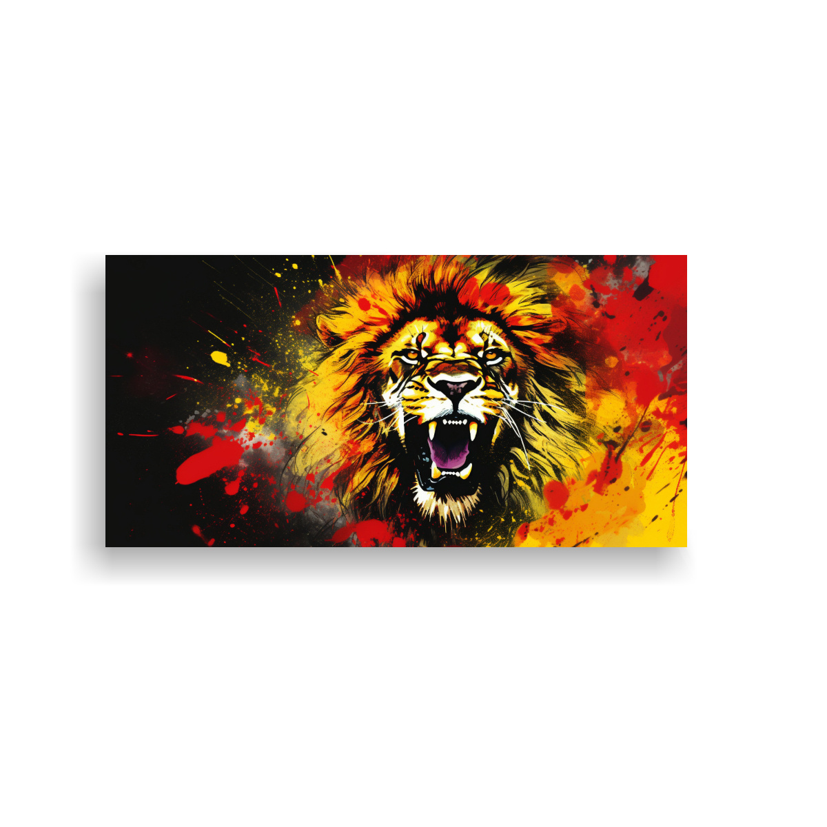 EXPOSICIÓN DE FOTOGRAFÍA DE ARTE FINO: LEÓN EN 120X60 CM - 1