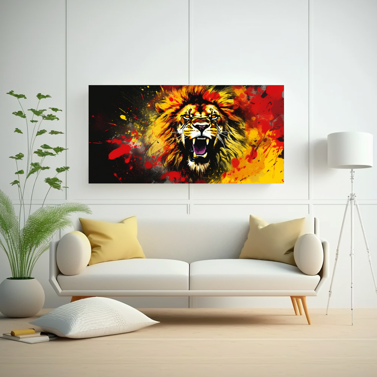 EXPOSICIÓN DE FOTOGRAFÍA DE ARTE FINO: LEÓN EN 120X60 CM - 2