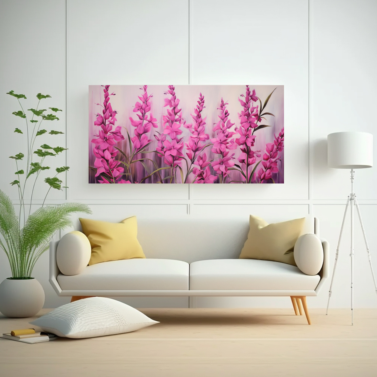 CUADROS DECORATIVOS LIENZO ABSTRACTO CON DETALLE 120X60 CM - 2