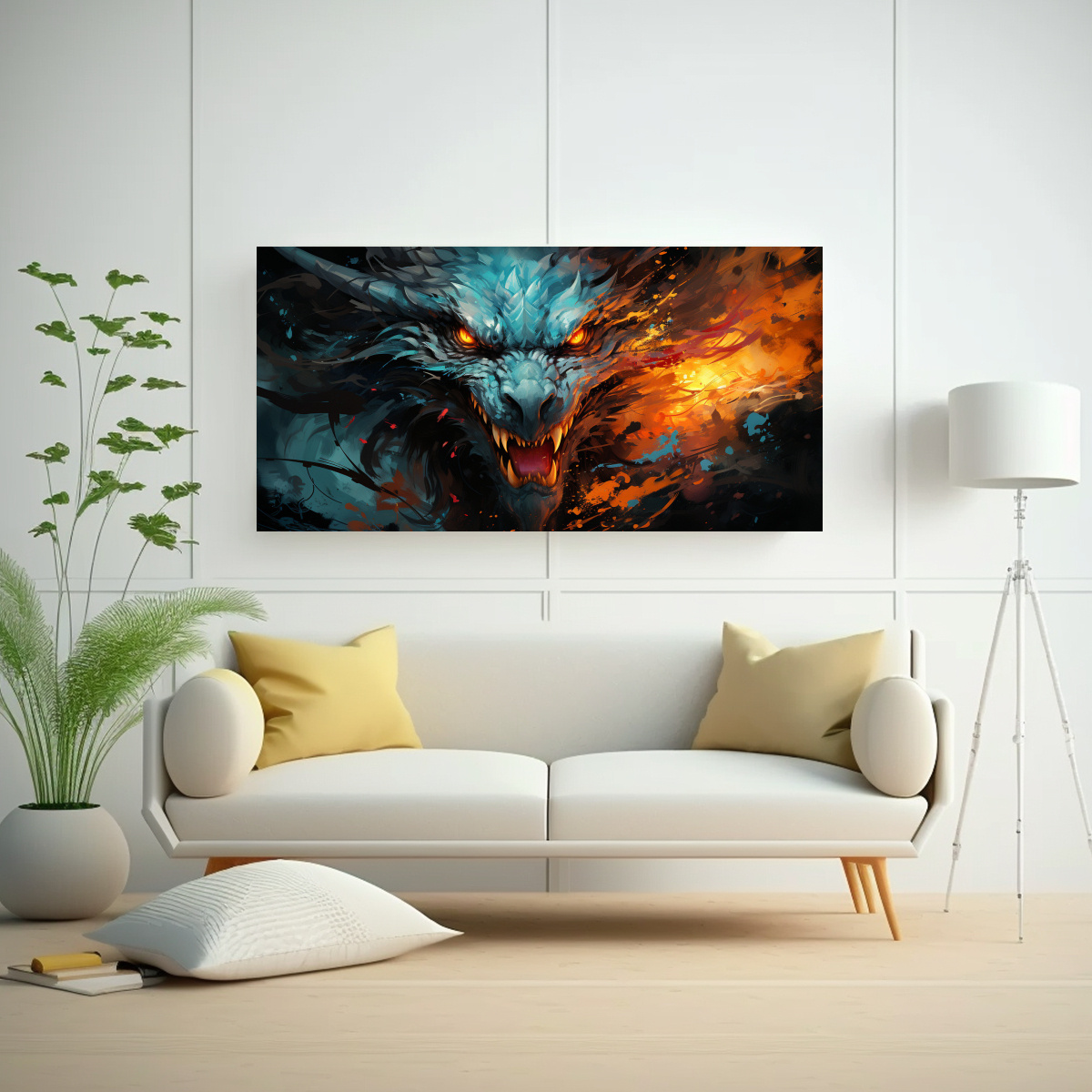 PINTURAS DECORATIVAS DE COMPOSICIÓN CÁLIDA EN 120X60 CM - 2