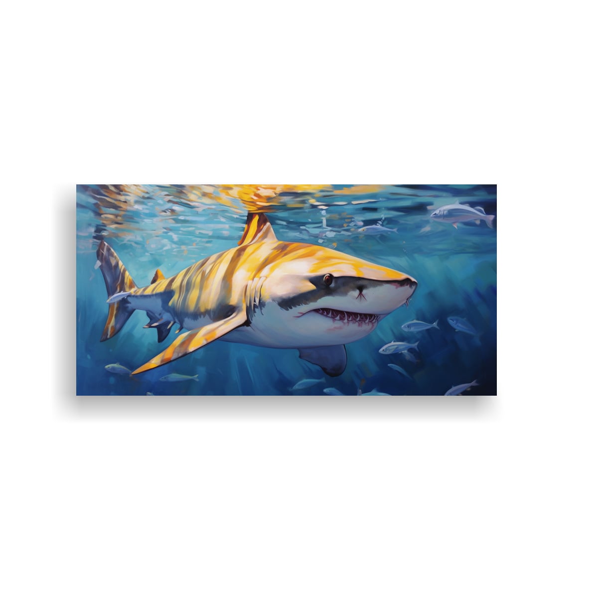 PINTURA AL ESTILO ÓLEO COLORIDA DE ESTILO 120X60 CM - 1