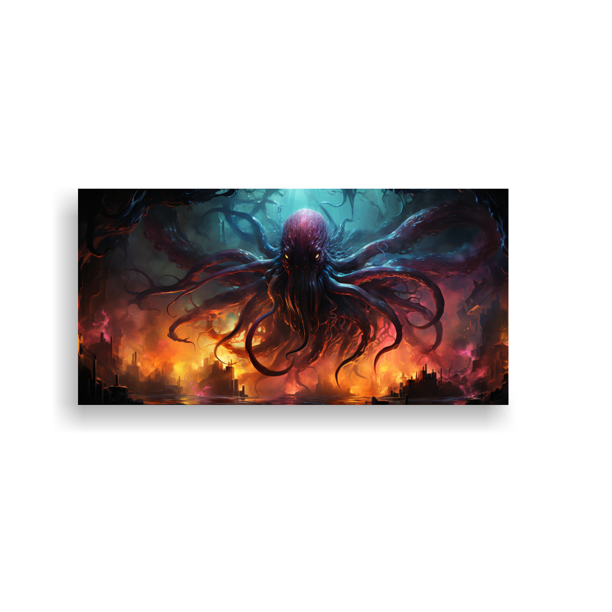 PINTURA DE ARTE EXPRESIÓN PARA CUARTO CON ESTILO 160X80 CM - 1