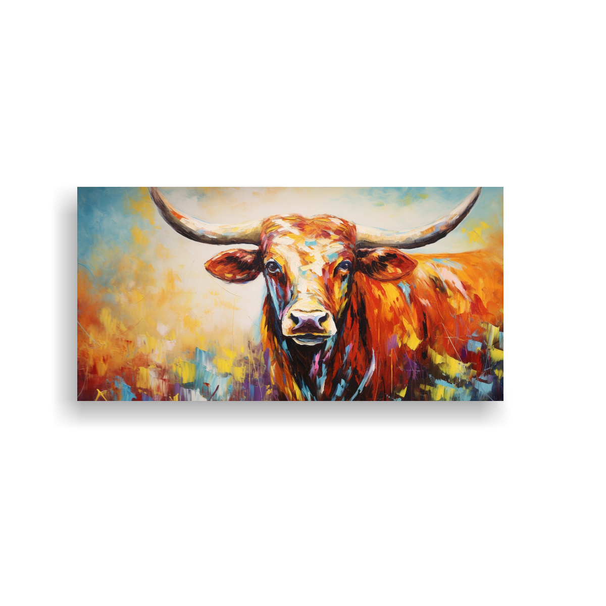 PINTURA AL ESTILO ÓLEO MODERNA DE ESTILO 160X80 CM - 1