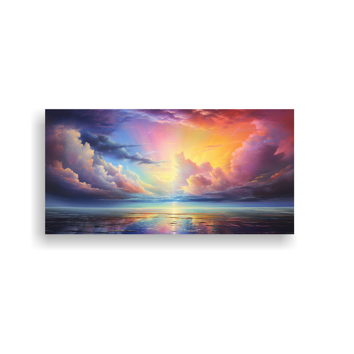PINTURAS ABSTRACTAS DE DECORACIÓN: ARMONÍA 120X60 CM - 1