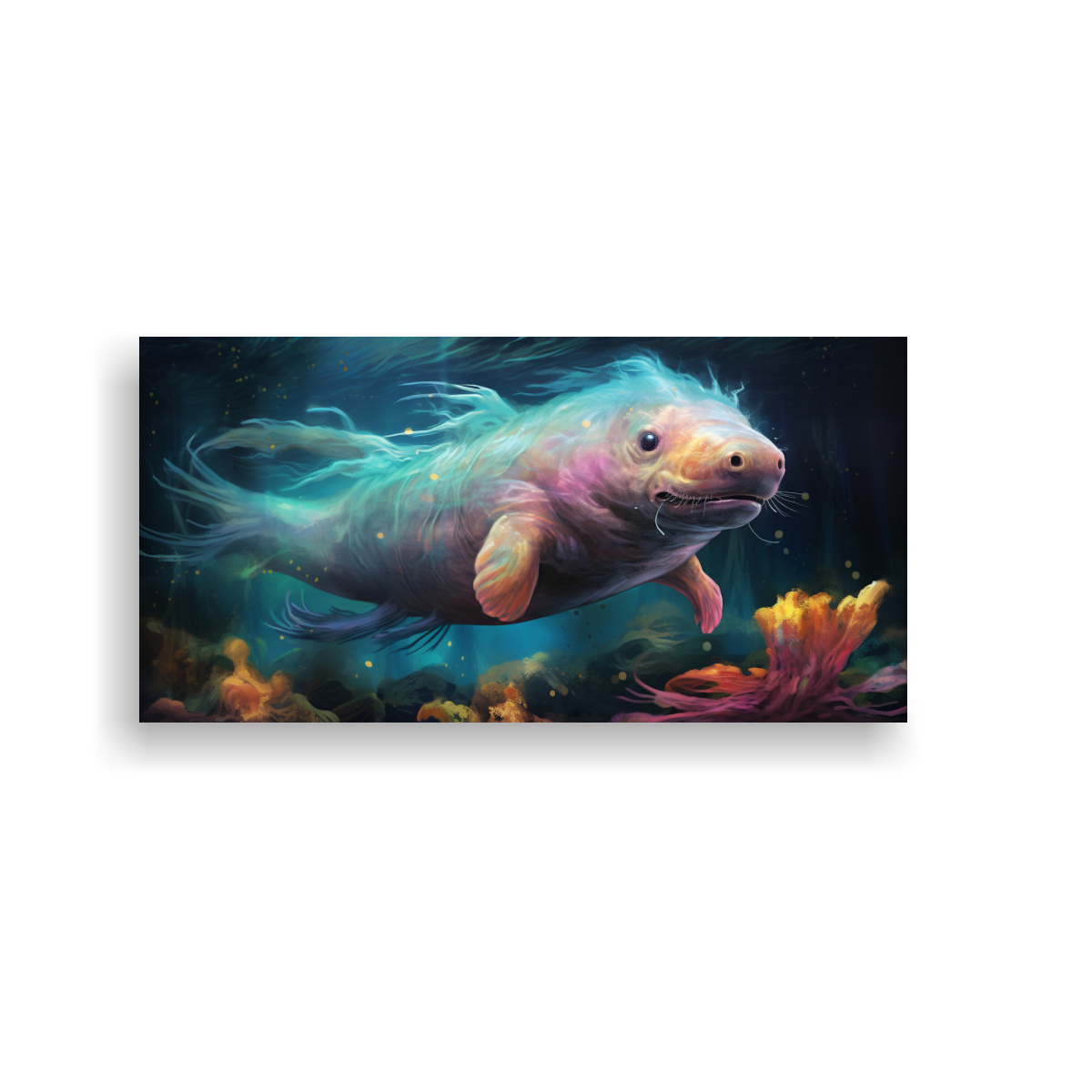 PINTURA AL ESTILO ÓLEO ESTILO LLAMATIVO DE 120X60 CM - 1