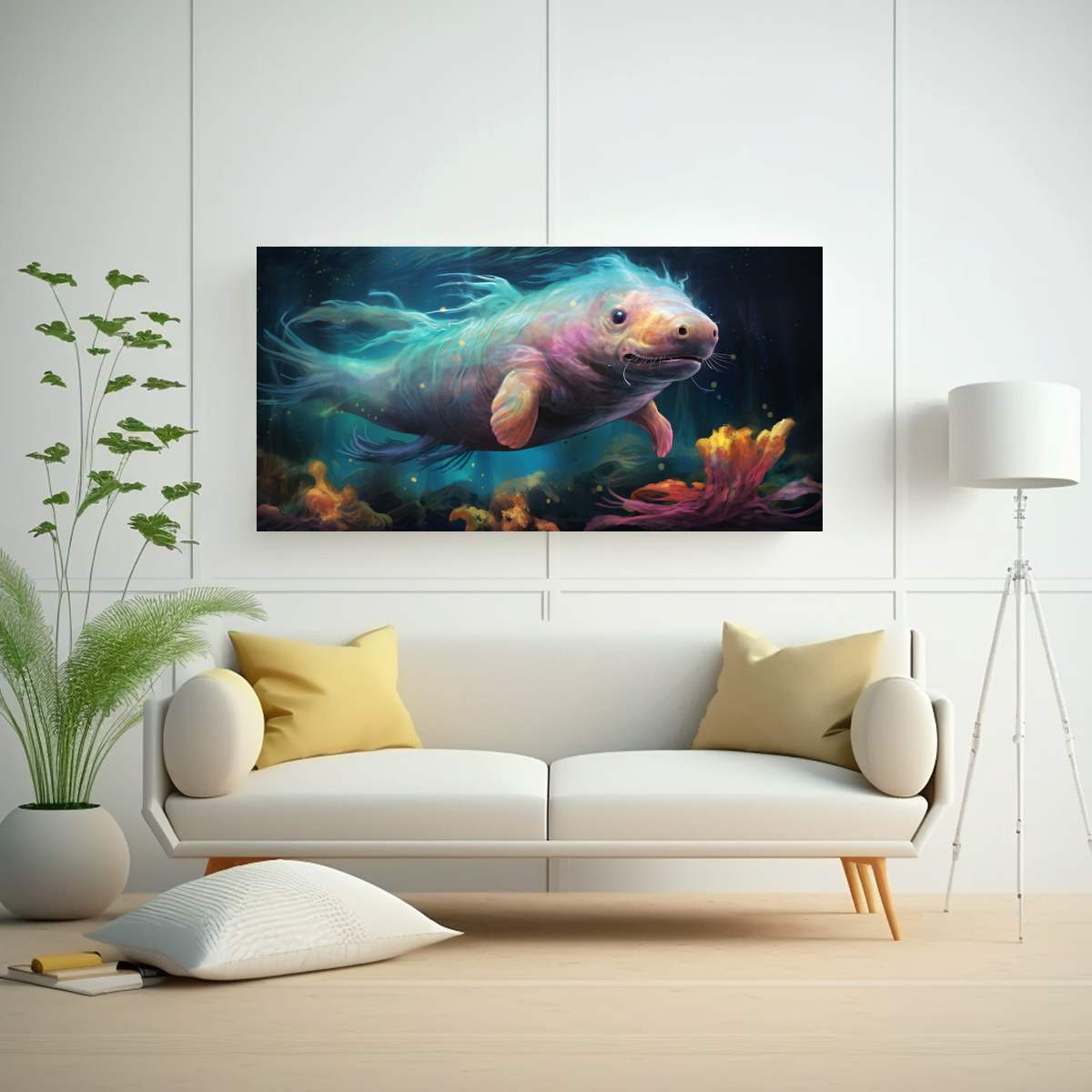 PINTURA AL ESTILO ÓLEO ESTILO LLAMATIVO DE 120X60 CM - 2