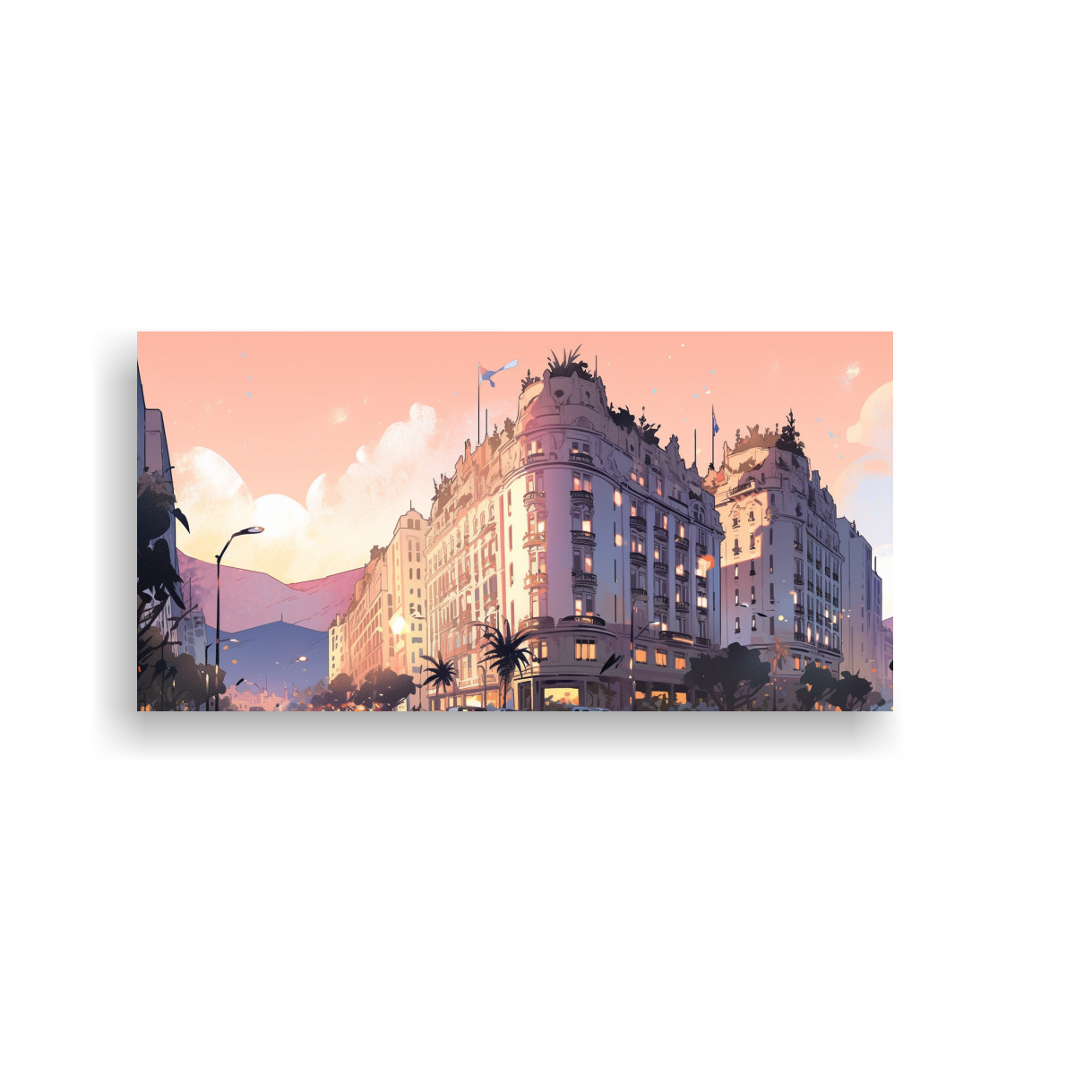 PINTURAS DECORATIVAS MODERNAS EN SANTIAGO, CHILE 160X80 CM - 1