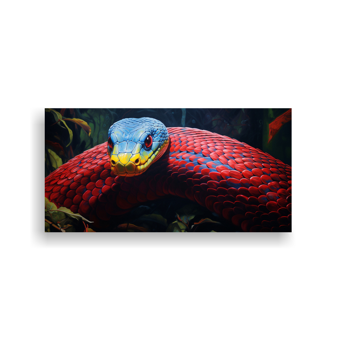 PINTURA AL ESTILO ÓLEO DE ESTILO SERPENTINA 100X50 CM - 1