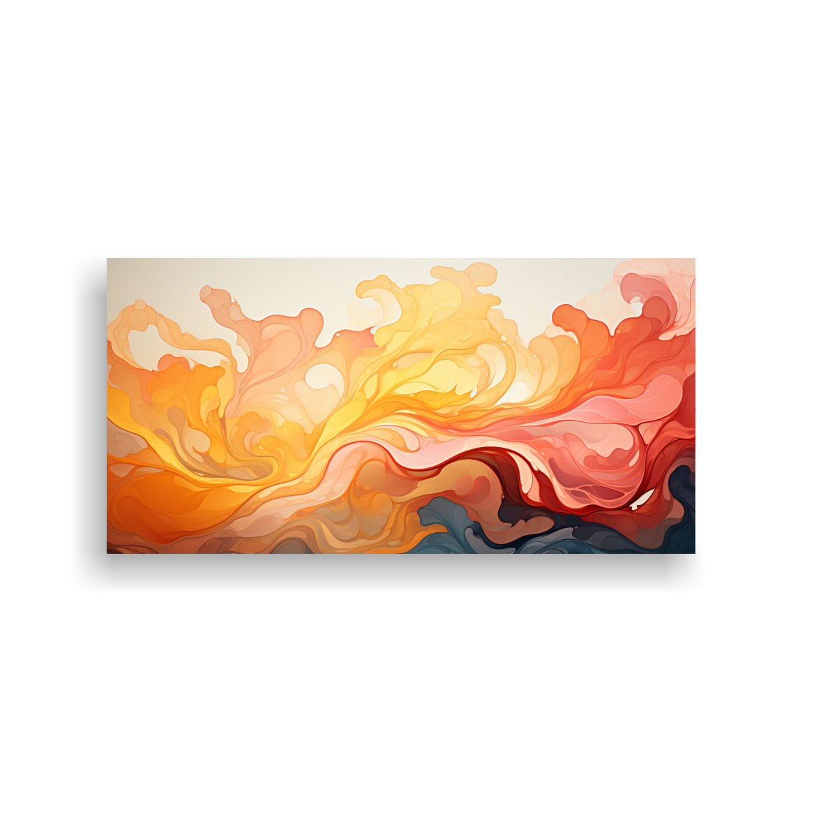 CUADRO SURREALISTA DE CORAL EN TONOS DE 160X80 CM - 1