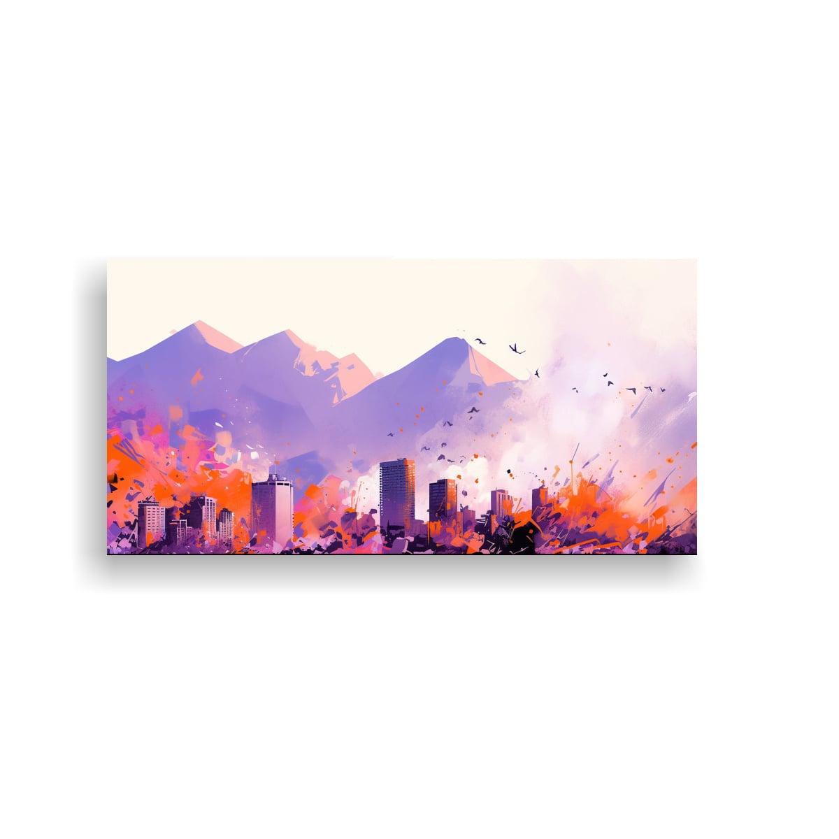 CUADRO MOVIMIENTO PARA OFICINA EN SANTIAGO EN 60X30 CM - 1