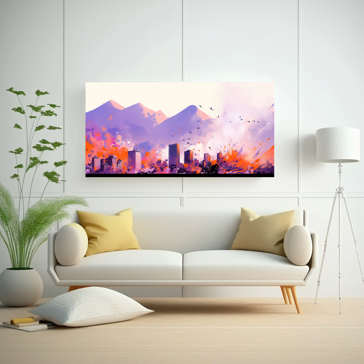CUADRO MOVIMIENTO PARA OFICINA EN SANTIAGO EN 60X30 CM - 2