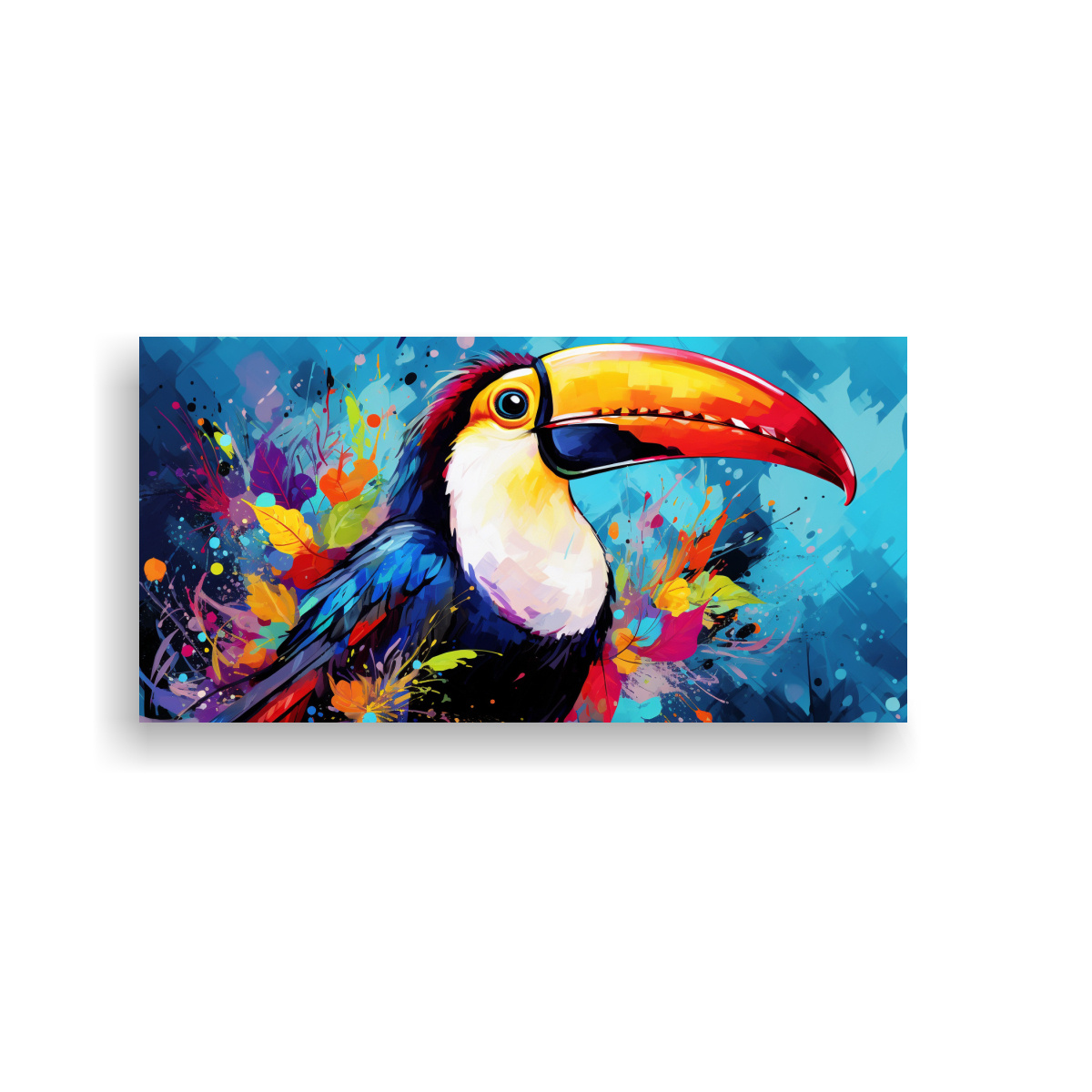 PINTURAS INSPIRADORAS DE TELA EN BASTIDOR 100X50 CM - 1