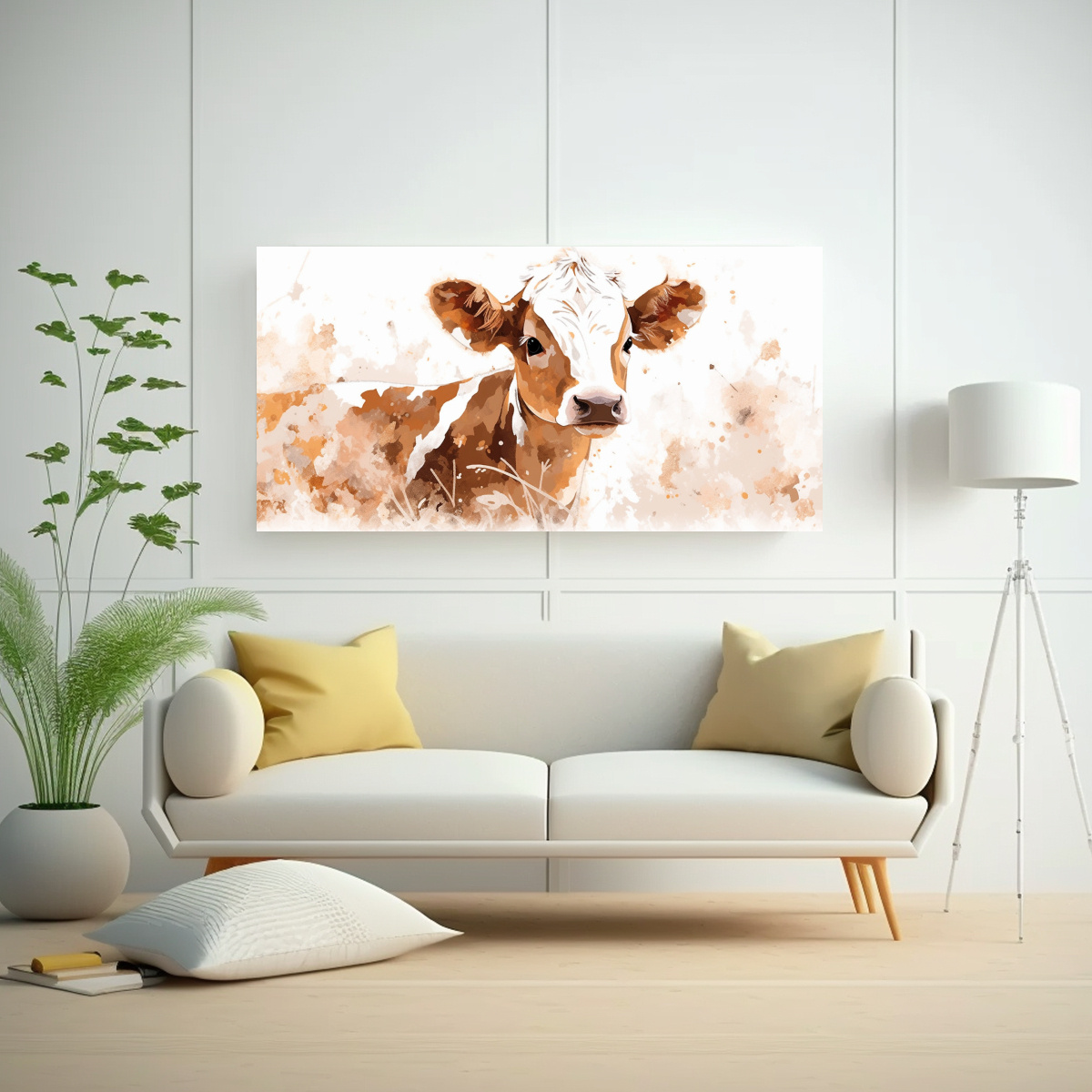 CUADRO INSPIRADOR PODER ANIMAL EN MARRÓN Y 60X30 CM - 2